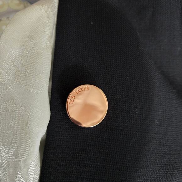 Ted Baker Cerisa Pant Suit Set Navy Blue Blazer Virgin Wool Power Career Work 4 - Picture 11 of 16